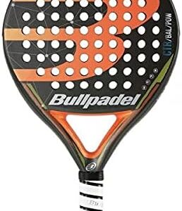 libra 21 de bullpadel negro y naranja