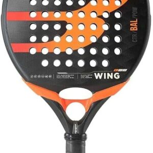 wing avant negro y naranja de bullpadel